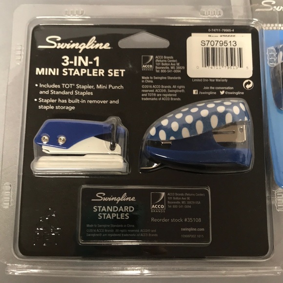 Swingline Bundle Mini Stapler Set - Picture 3 of 7